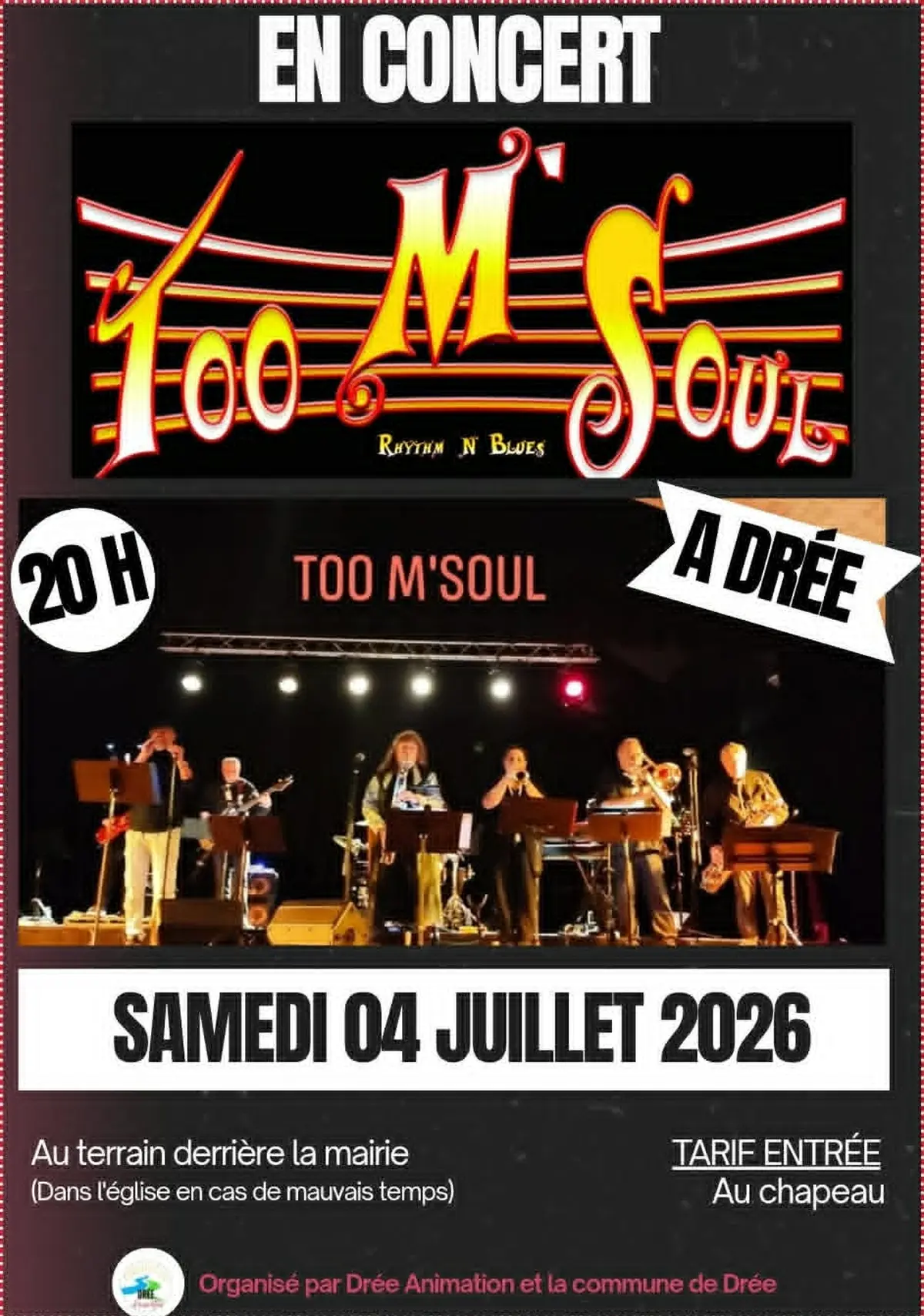 Concert du groupe Too M'Soul - Rythm N Blues