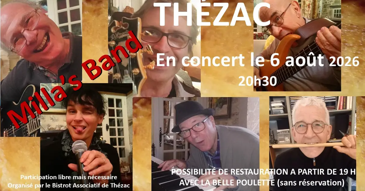 Concert du Milla's Band 2026