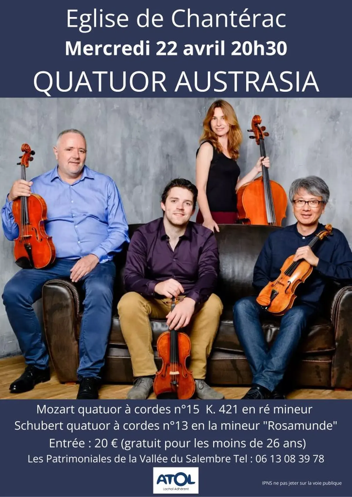 Concert du Quatuor Austrasia