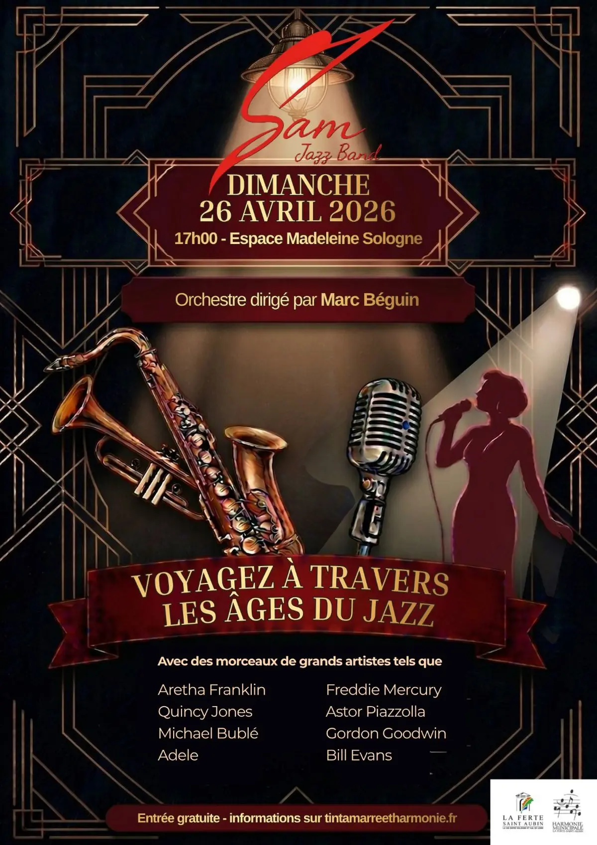 Concert du SAM JAZZ Band