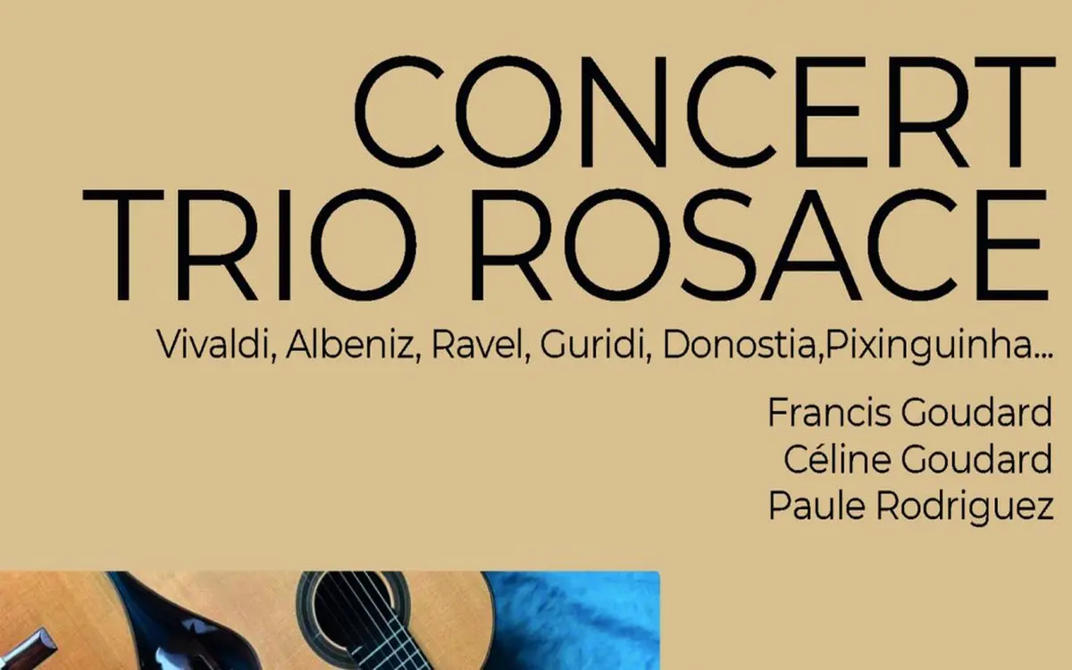 Concert du trio de guitares ROSACE