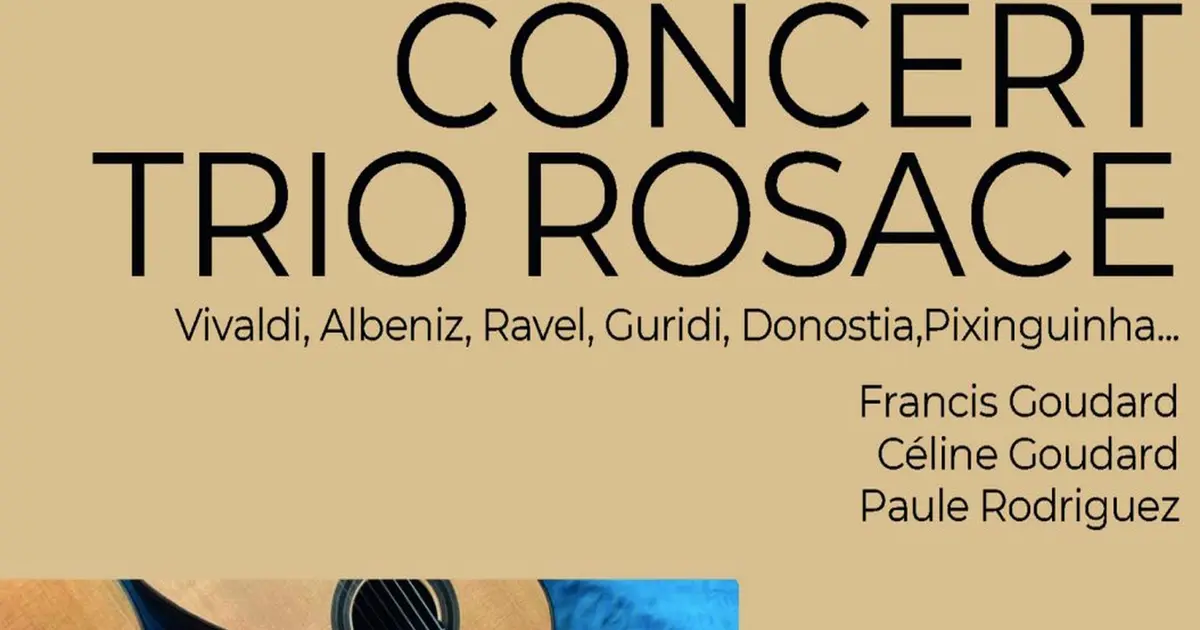 Concert du trio de guitares ROSACE