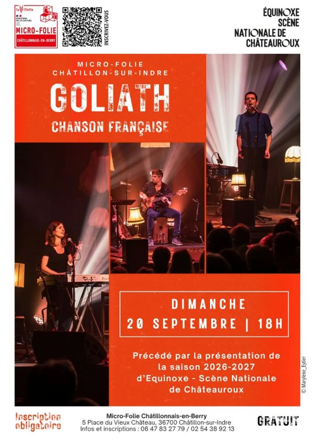 Concert du trio GOLIATH