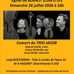 Concert du Trio Jacob