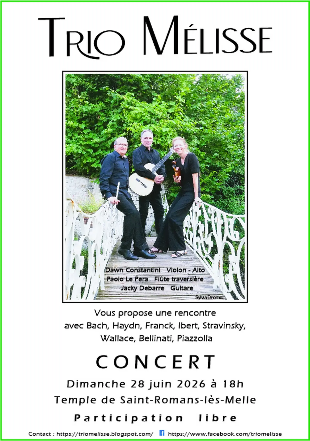 Concert du Trio Mélisse