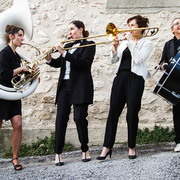 concert du Wonder Brass Quartet - parvis de l'Hôtel de Ville