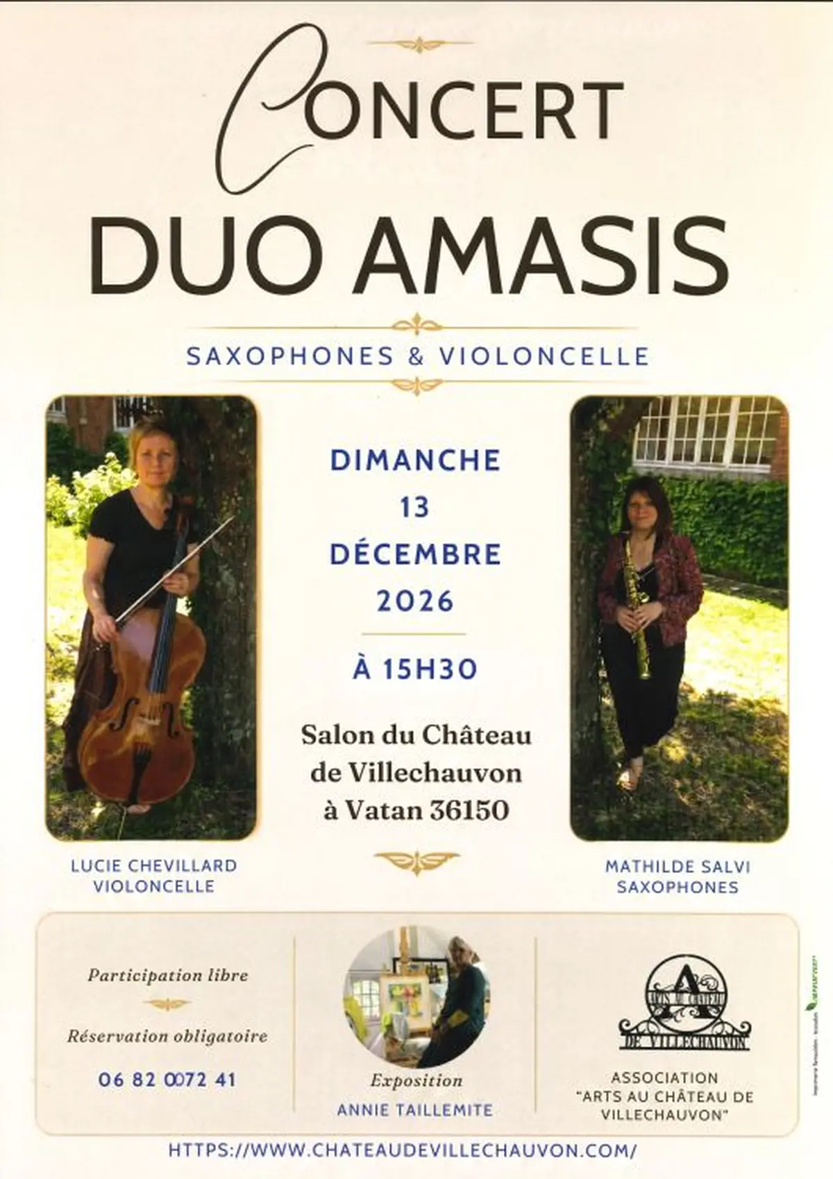 Concert Duo Amasis au château
