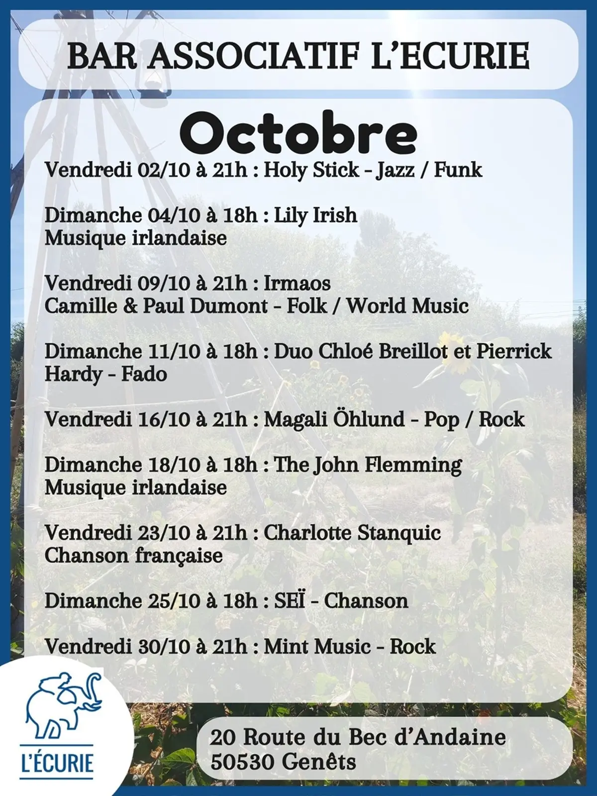 Concert Duo Chloé Breillot et Pierrick Hardy