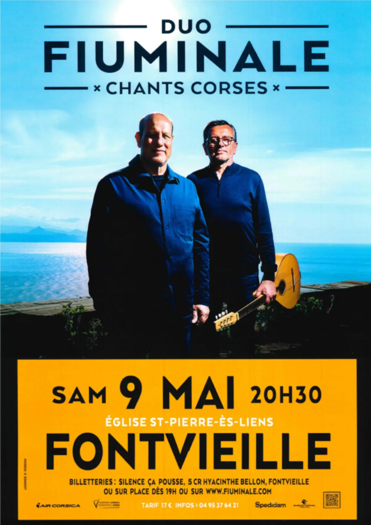 Concert - Duo Corse Fiuminale - Église de Fontvieille