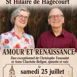 Concert duo de Christophe Toussaint et Anne-Charlotte Beligné - épinettes et voix