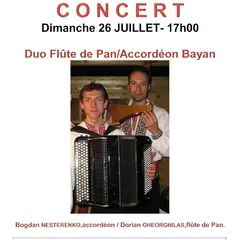 Concert : Duo Flûte de Pan et Accordéon