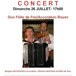 Concert : Duo Flûte de Pan et Accordéon