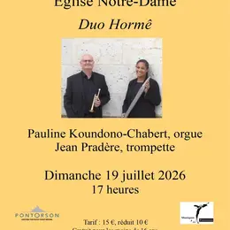 Concert Duo Hormê, trompette et orgue