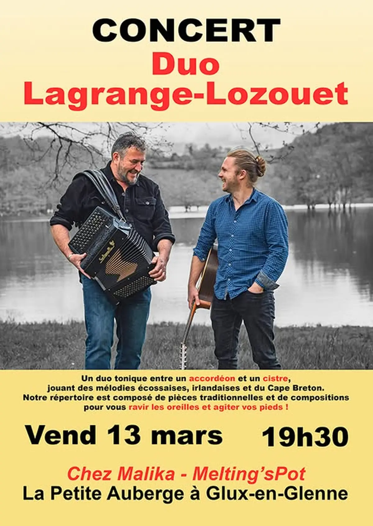 Concert Duo Lagrange - Lozouet