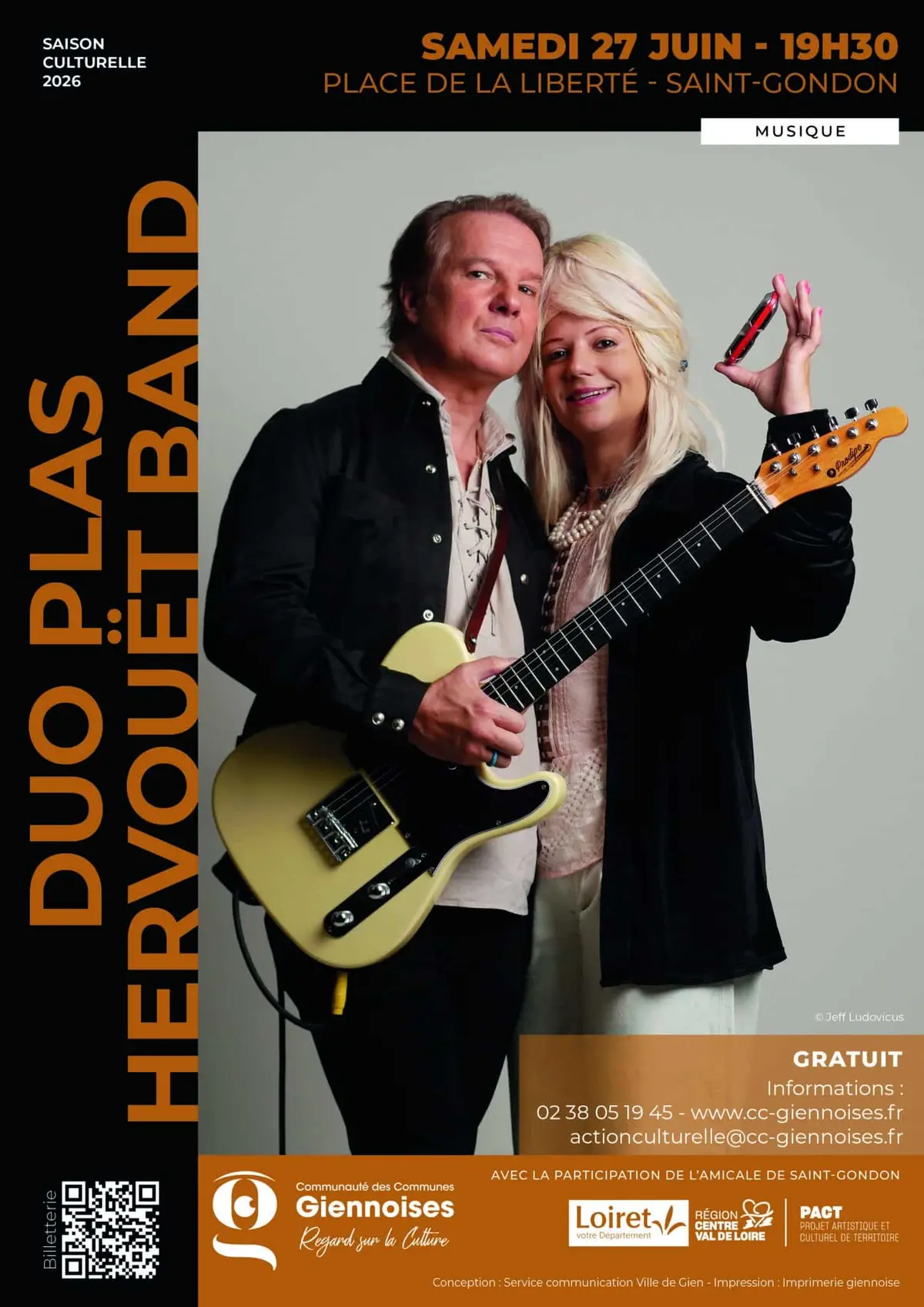 Concert : DUO Plas Hervouët Band