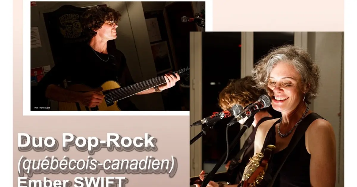 Concert Duo Pop Rock - Ember Swift et Gabriel Beaudouin