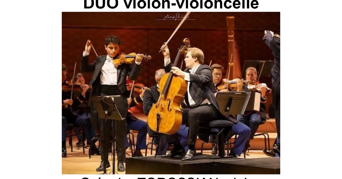 Concert duo violon-violoncelle