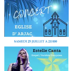 Concert église d'Arjac