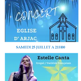 Concert église d'Arjac