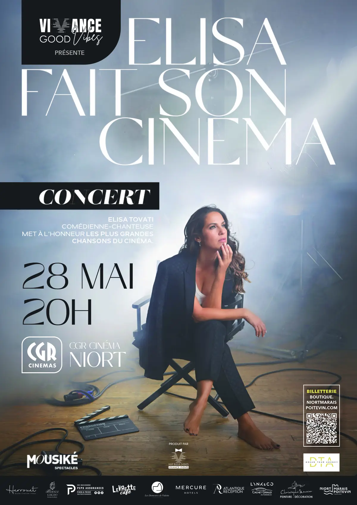 Concert Elisa Tovati au Méga CGR de Niort