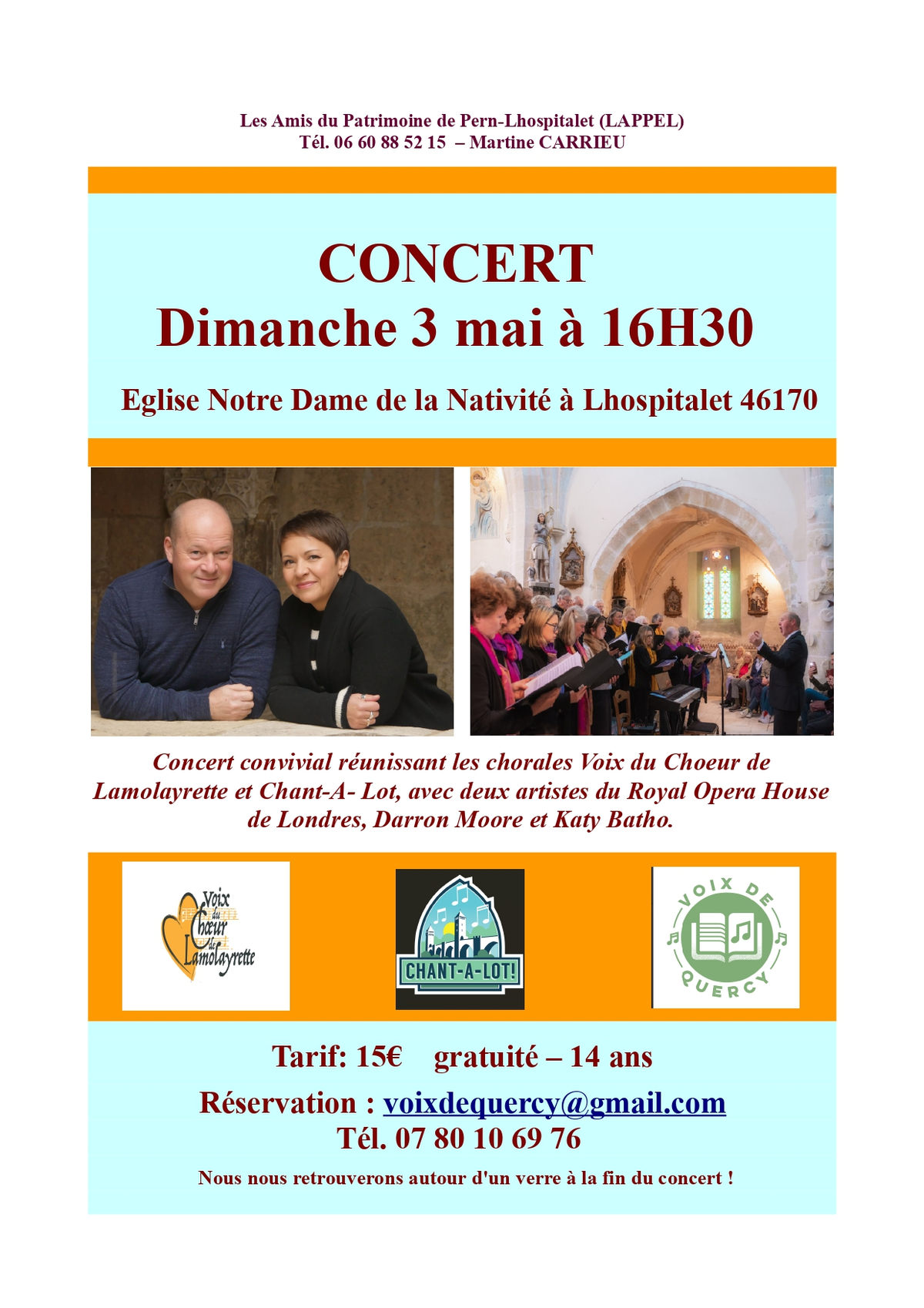 Concert en l'église de Lhospitalet
