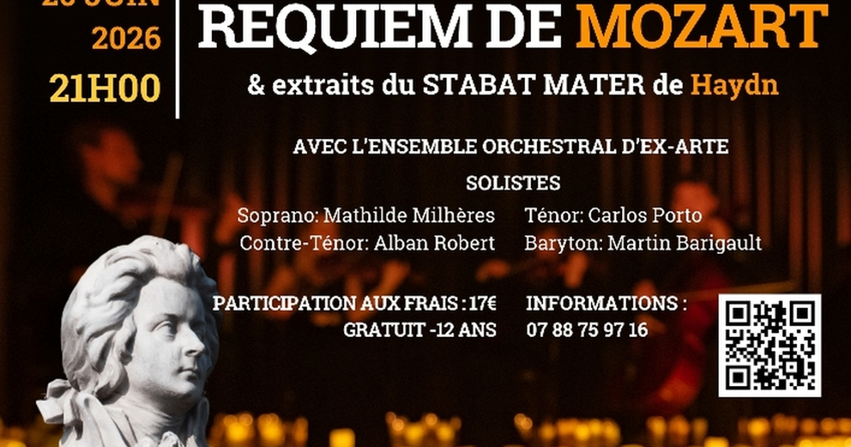 Concert en Lumières : Requiem de Mozart