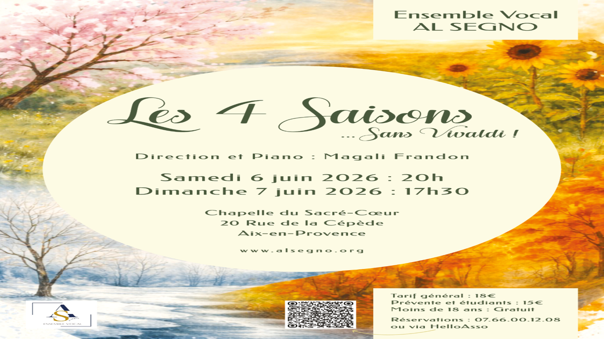 Concert : Ensemble vocal Al Segno