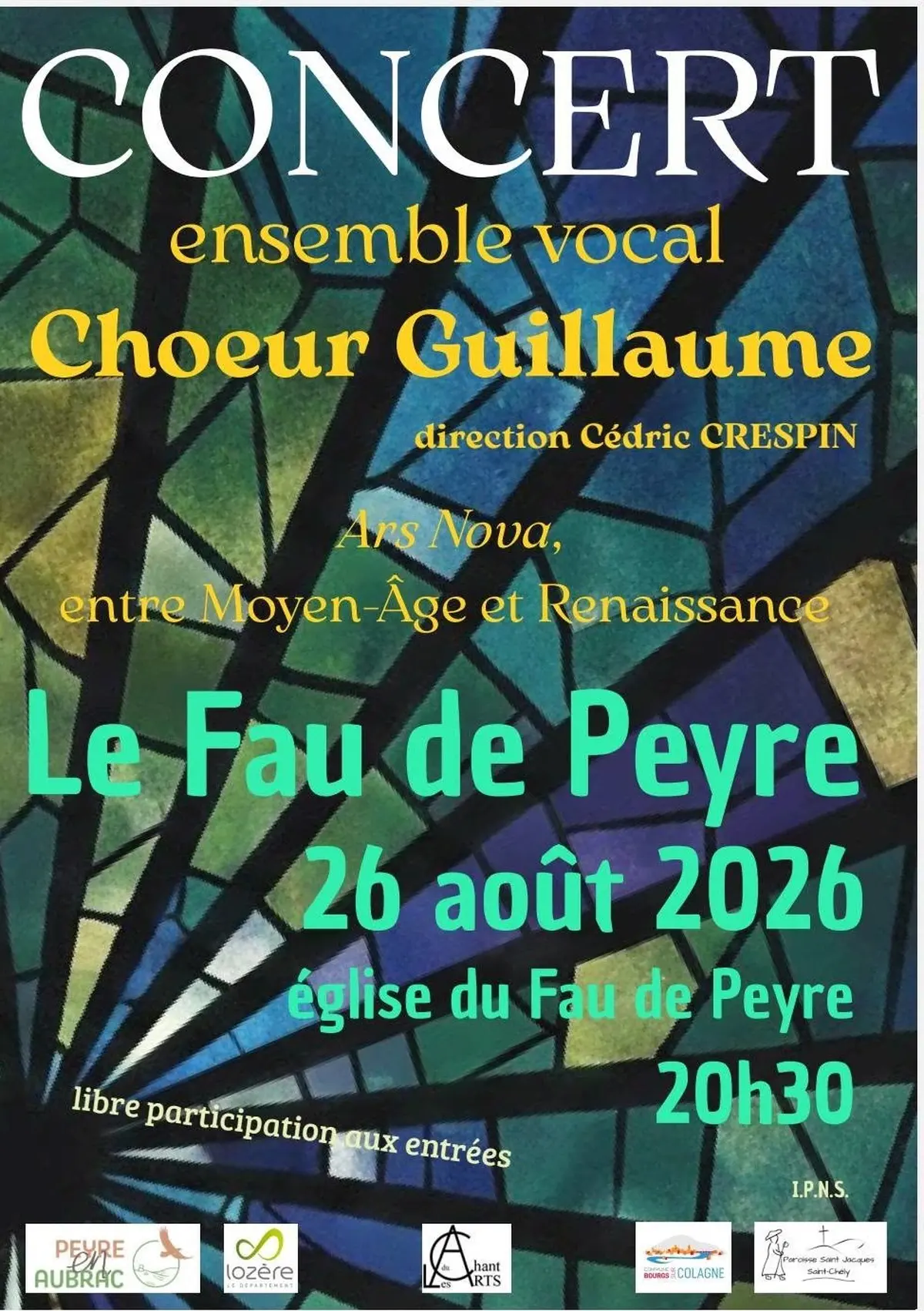 Concert Ensemble Vocal Choeur Guillaume