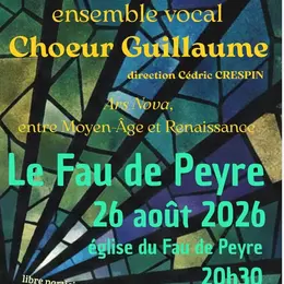 Concert Ensemble Vocal Choeur Guillaume