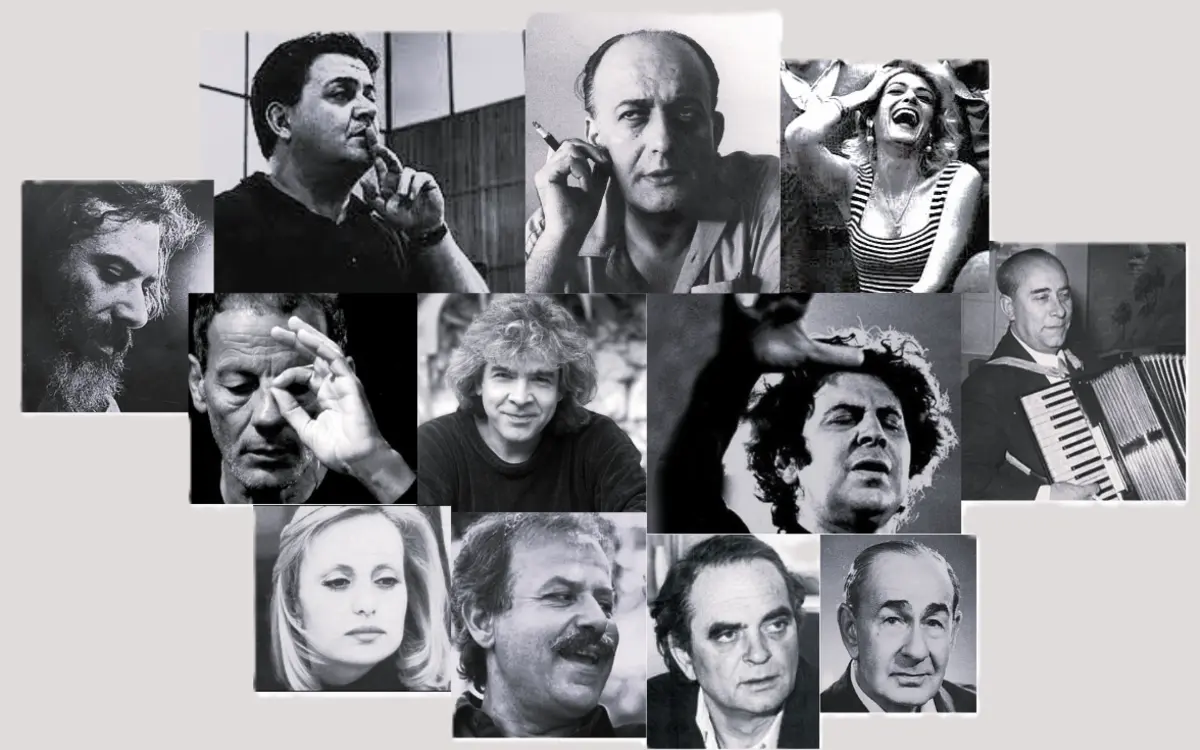 chansons de compositeurs grecs ayant vécu en France et leurs interprètes