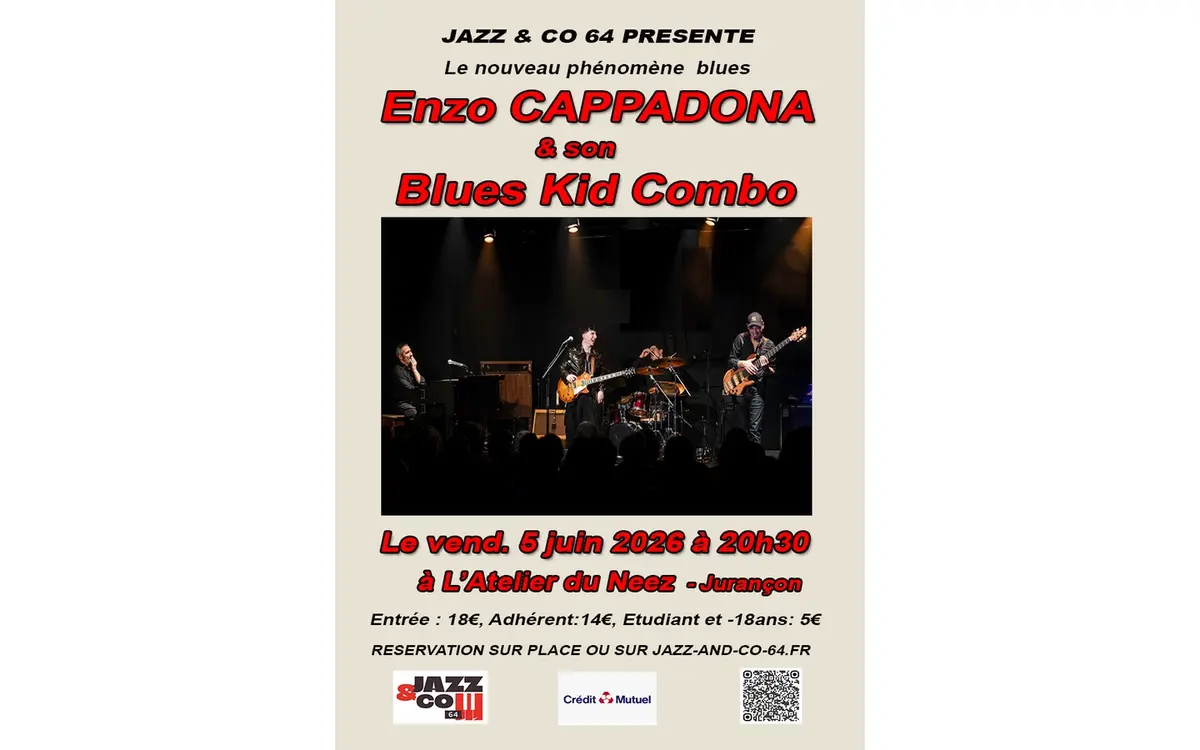 Concert : Enzo Cappodano et son Blues Kid Combo