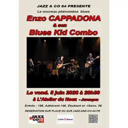 Concert : Enzo Cappodano et son Blues Kid Combo