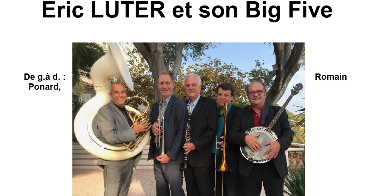 Concert : Eric LUTER et son Big Five
