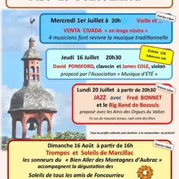 Concert et dégustation Parc de Foncourrieu - Dimanche 16 août
