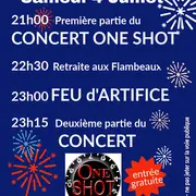 Concert et Feu d'artifice à VINCELOTTES