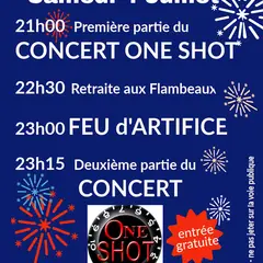 Concert et Feu d'artifice à VINCELOTTES