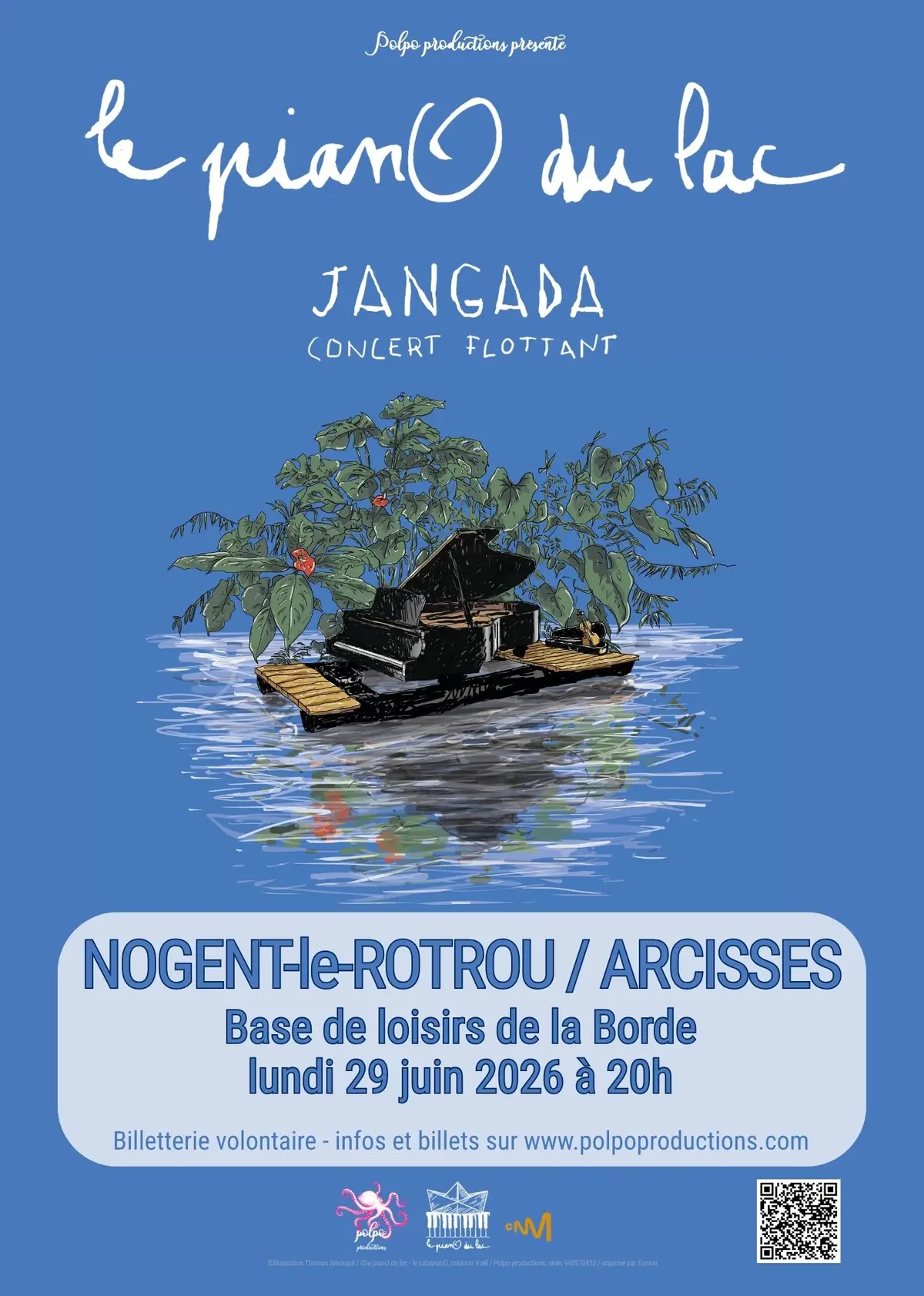 Concert Flottant - Jangada par Le Piano du Lac