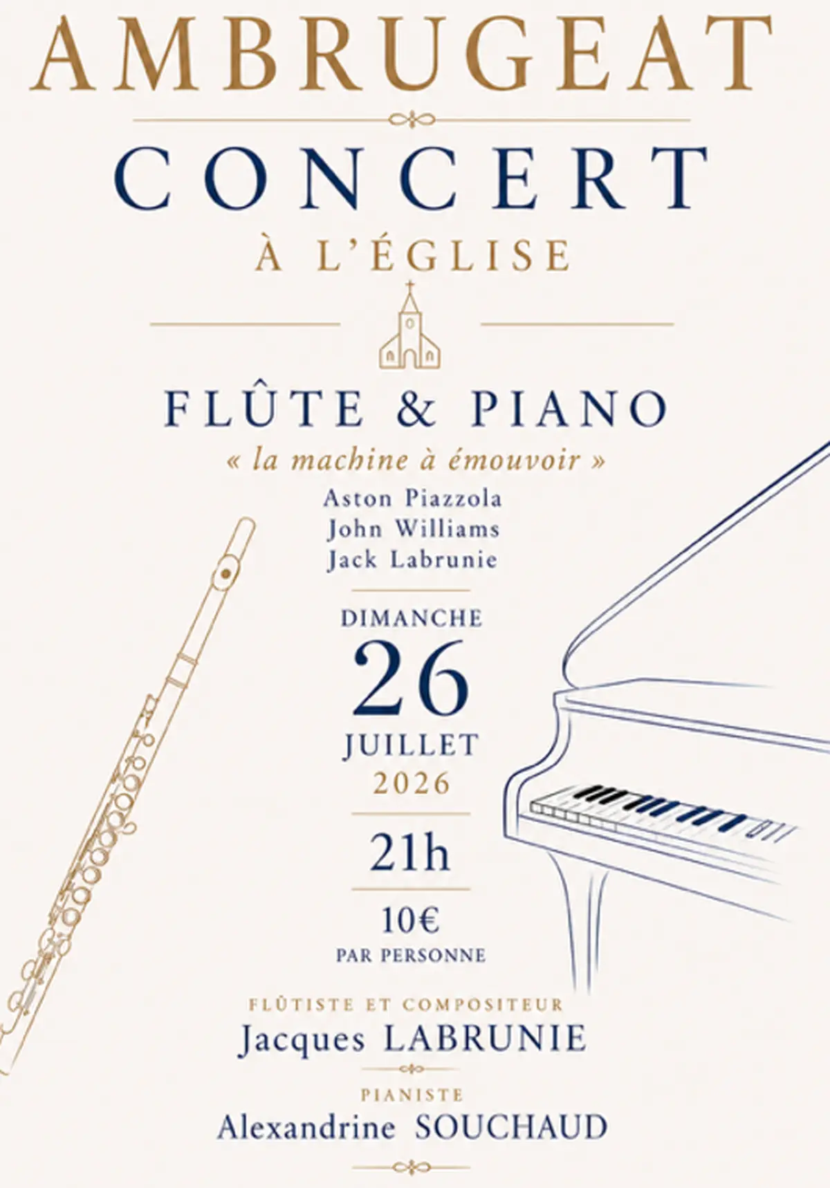 Concert flûte et piano