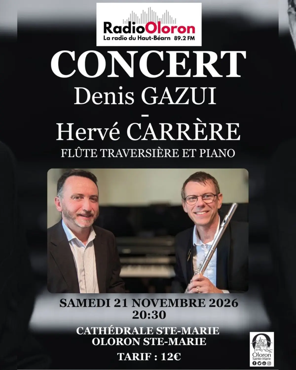 Concert flûte traversière et piano
