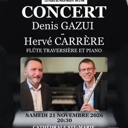 Concert flûte traversière et piano