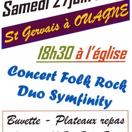 Concert Folk Rock avec Duo Symfinity