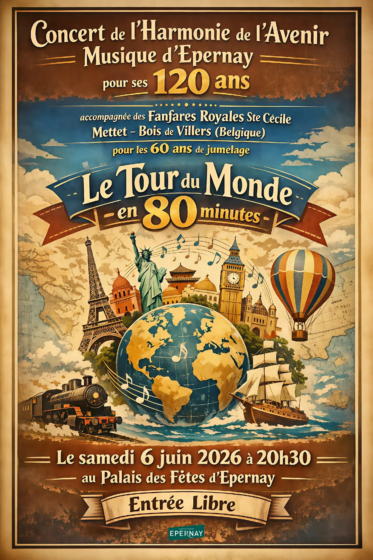 Concert franco belge exceptionnel à Épernay