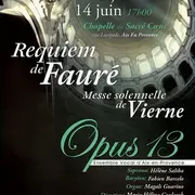 Concert : Gabriel Fauré et Louis Vierne