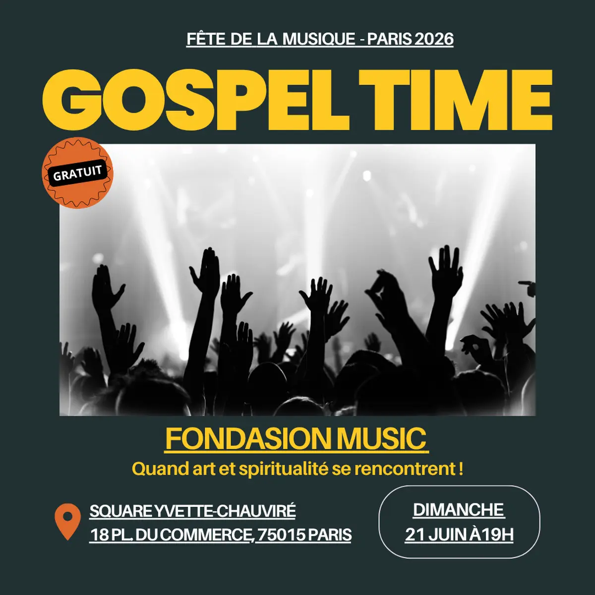 Concert gospel - FondaSion musique