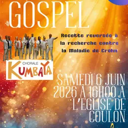 Concert gospel solidaire pour la recherche contre la maladie de crohn à Coulon