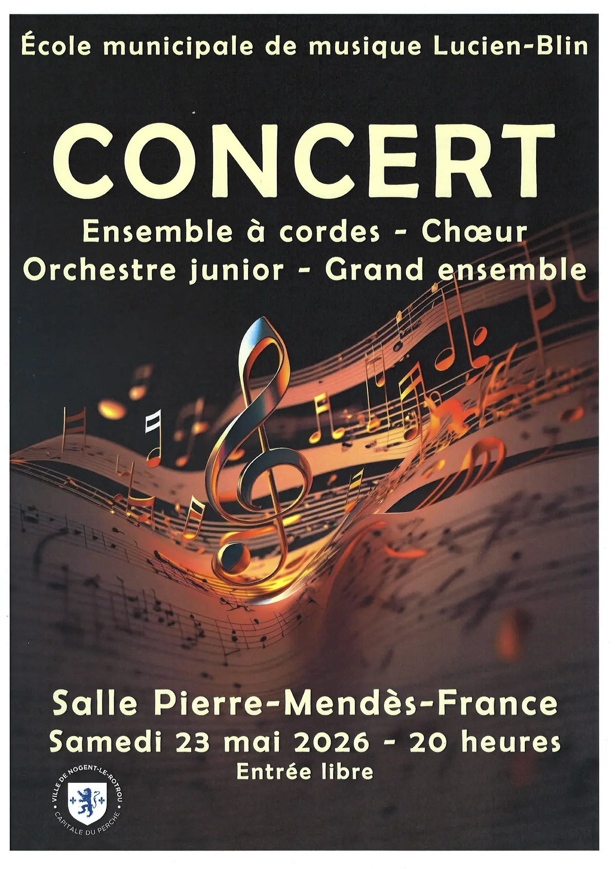 Concert grand ensemble de l'école de musique