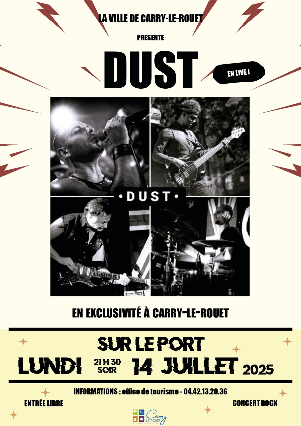 Concert Groupe Dust