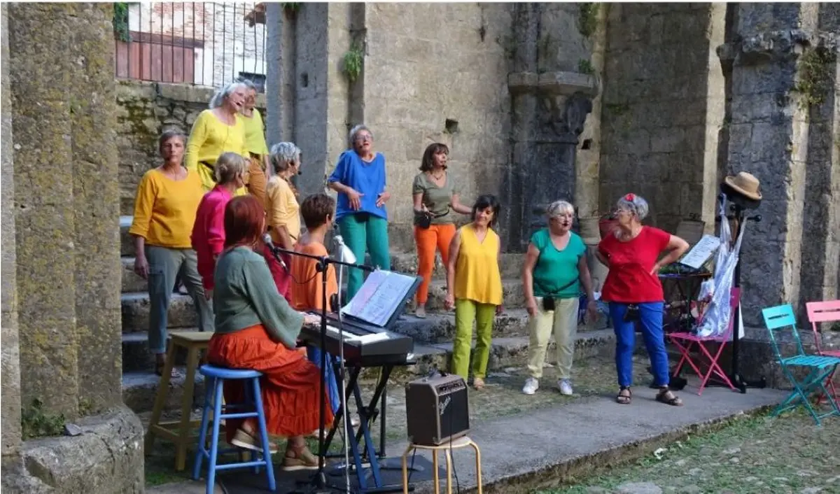 Concert groupe vocal « Les Voca-Muses » à l’abbaye de Marcilhac sur Célé