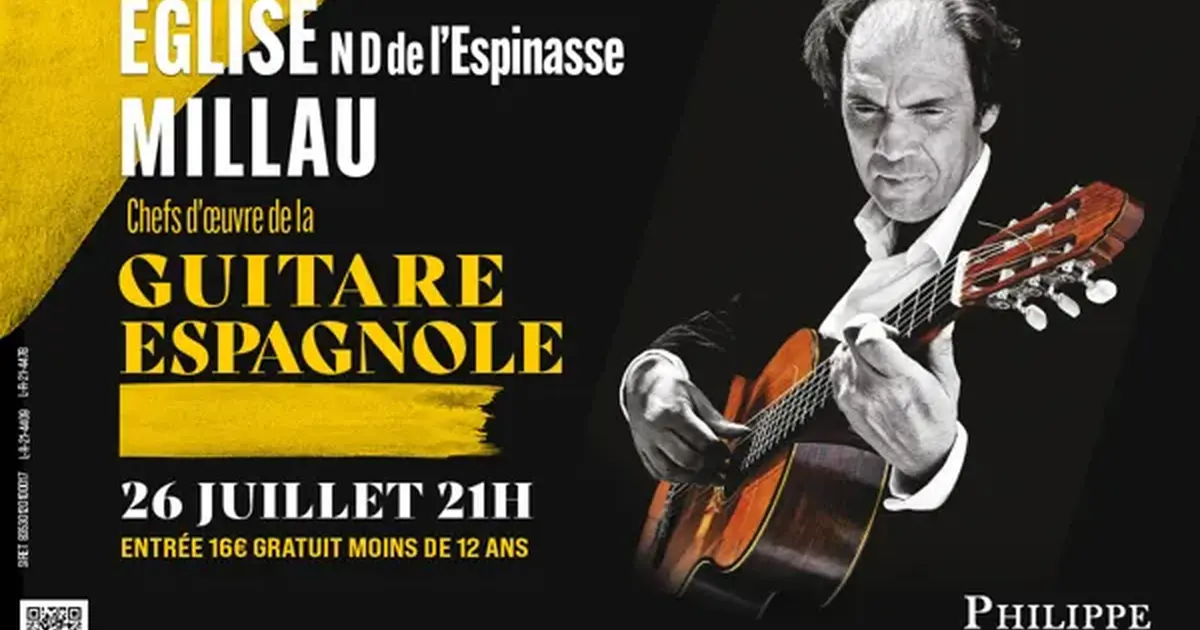 Concert guitare espagnole, Philippe Cornier
