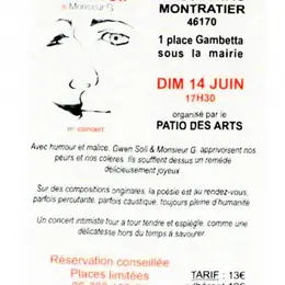 Concert : Gwen Soli & Monsieur G à Castelnau-Montratier